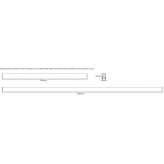 Aluminum linear lighting profile for LED modules Hoogwoud