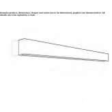 Linear wall lighting profile for LED modules Dobrzyca