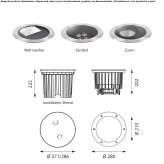 LED outdoor spotlight Stattegg