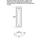 Aluminum LED stair lamp for wall mounting Lege