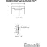 Step lamp made of plasterboard Vargon