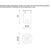 LED walkover stair light Breiholz