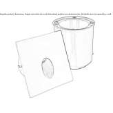 Outdoor LED stair lamp for wall mounting in stainless steel Ciperez