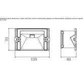 LED stair lamp for wall mounting Ceccano