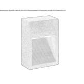 Outdoor LED stair lamp for wall mounting Kutlubey