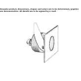 LED stair lamp for wall mounting Meise