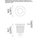 Outdoor LED stair lamp Kerens