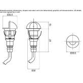 Aluminum stair lamp for wall mounting Taskent