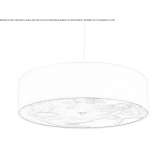 A drum-shaped fabric lampshade Mattaldi