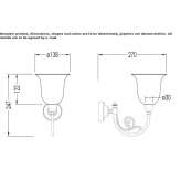 Glass lampshade Burnside