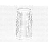 Brass lampshade in the shape of a cone Eibar