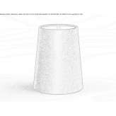 Cone-shaped fabric lampshade Eibar