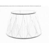 Pleated fabric lampshade Hrubna