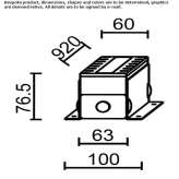 Floor linear lighting profile Perlez