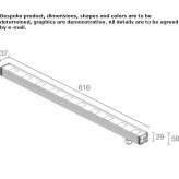 Outdoor LED light bar Hjelset