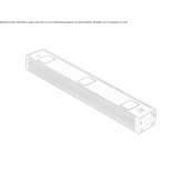 Outdoor LED light strip made of anodized aluminum Hjelset