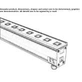 LED wall light Tsaile
