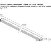 Outdoor LED light bar Hjelset