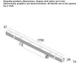 Outdoor aluminum LED light bar Hjelset