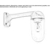 Zewnętrzna lampa ścienna z odlewanego ciśnieniowo aluminium Rioverde