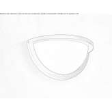LED outdoor wall lamp made of aluminum and polycarbonate Kaarina