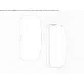LED outdoor wall lamp made of polycarbonate with a motion sensor Kaarina