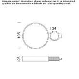 Adjustable LED wall lamp Dudu