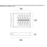 Outdoor LED wall lamp Creto