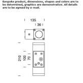 Outdoor wall lamp Lege