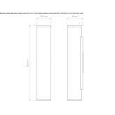 Outdoor LED wall lamp made of brass Tatariv