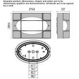 Outdoor LED wall lamp Narol