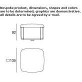 Outdoor LED wall lamp made of polycarbonate Ploty