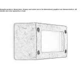Aluminum outdoor wall lamp Taperoa