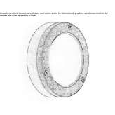 Aluminum outdoor wall lamp Praiano