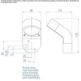 Aluminum outdoor wall lamp Higgins