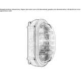 Outdoor wall lamp made of glass and aluminum Eccles