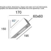 Aluminum LED outdoor wall lamp Alenquer