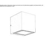 Aluminum LED outdoor wall lamp Izlake