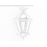Żelazna lampa ścienna zewnętrzna Beacon