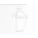 Brass outdoor wall lamp Maricka