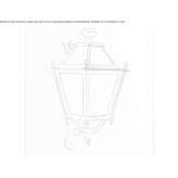 Żelazna lampa ścienna zewnętrzna Elysburg