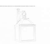 Iron outdoor wall lamp Hjaerup