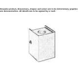 Aluminiowy kinkiet zewnętrzny LED Lututow