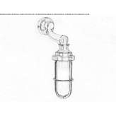Metalowa lampa przegrodowa Tolon