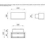 Aluminiowy kinkiet zewnętrzny LED Kurnach