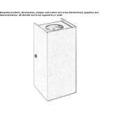 Aluminiowy kinkiet zewnętrzny LED Lututow