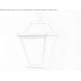 Iron outdoor wall lamp Elysburg