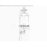 Metal outdoor wall lamp Drena