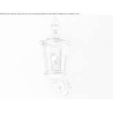 Metal outdoor wall lamp Cotmeana