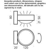 Outdoor wall lamp Czapury